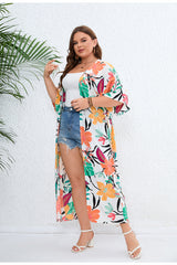 Casual Vacation Sun Protection Clothing - Printed Beach Shawl