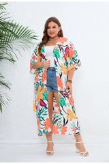 Casual Vacation Sun Protection Clothing - Printed Beach Shawl